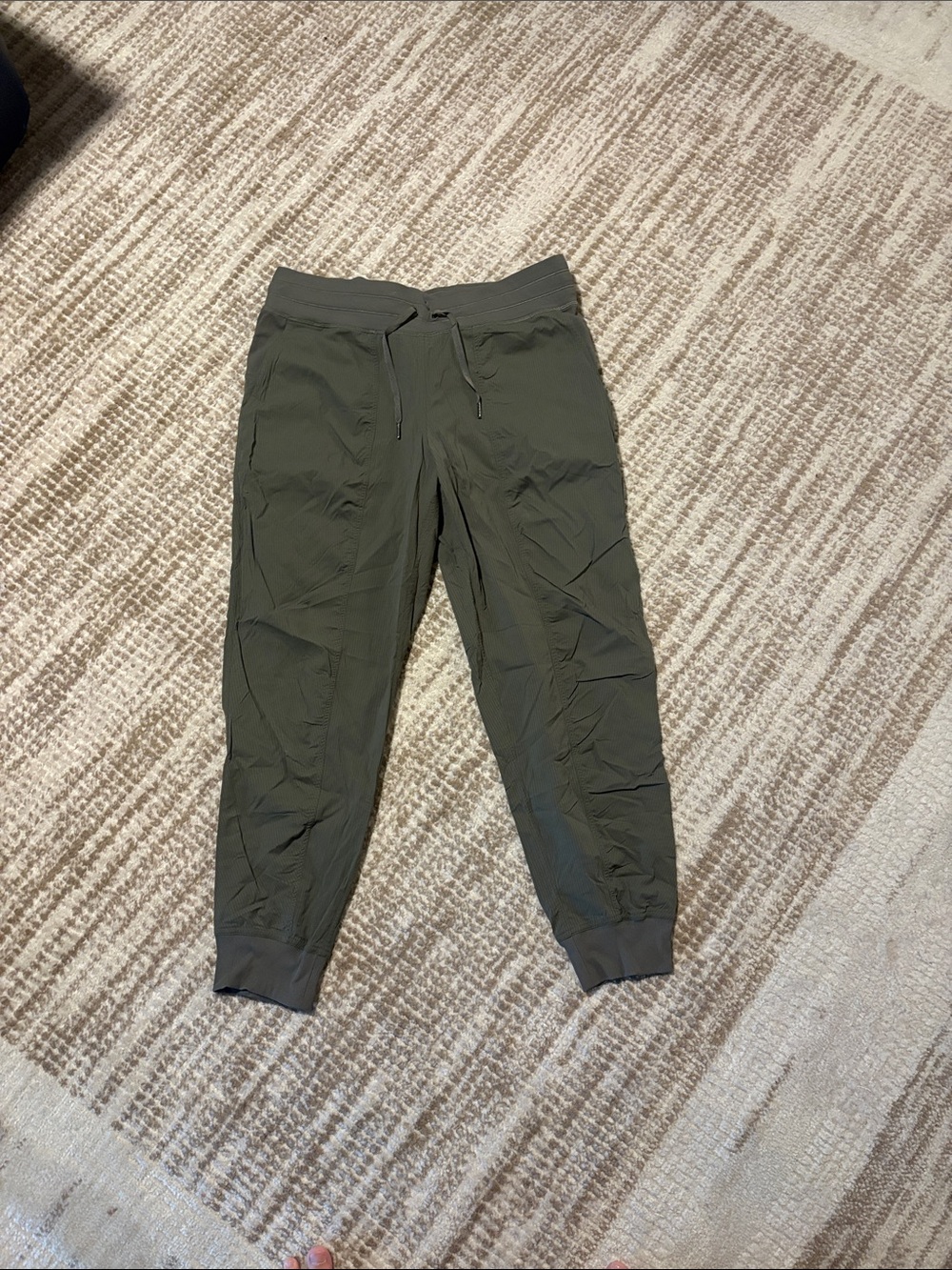 lululemon athletica Olive Green Track Joggers